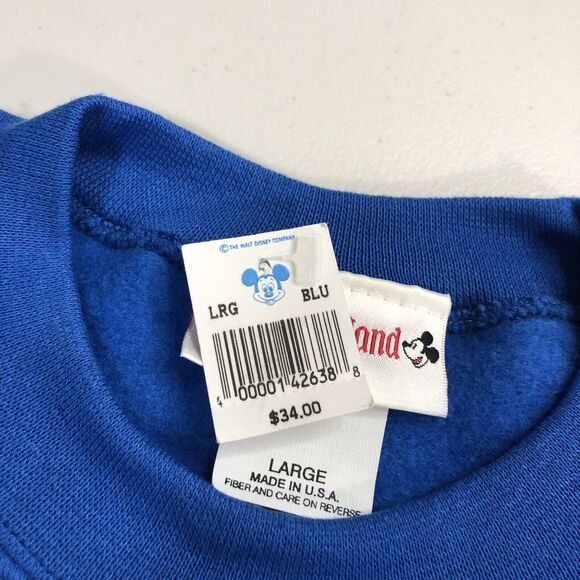 Vintage Adult L Disney Parks 45th Anniversary 2001 Disneyland Sweatshirt Unisex - Picture 6 of 7